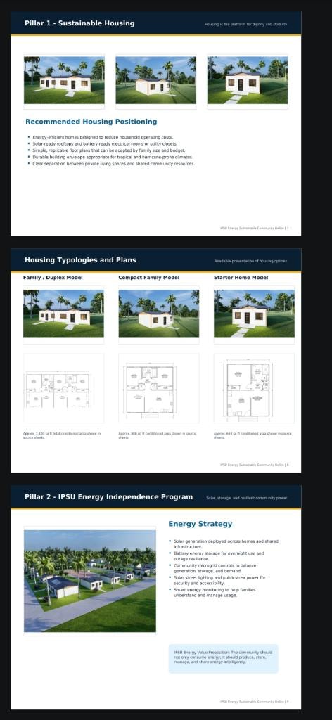 Belize housing typologies and floor plans