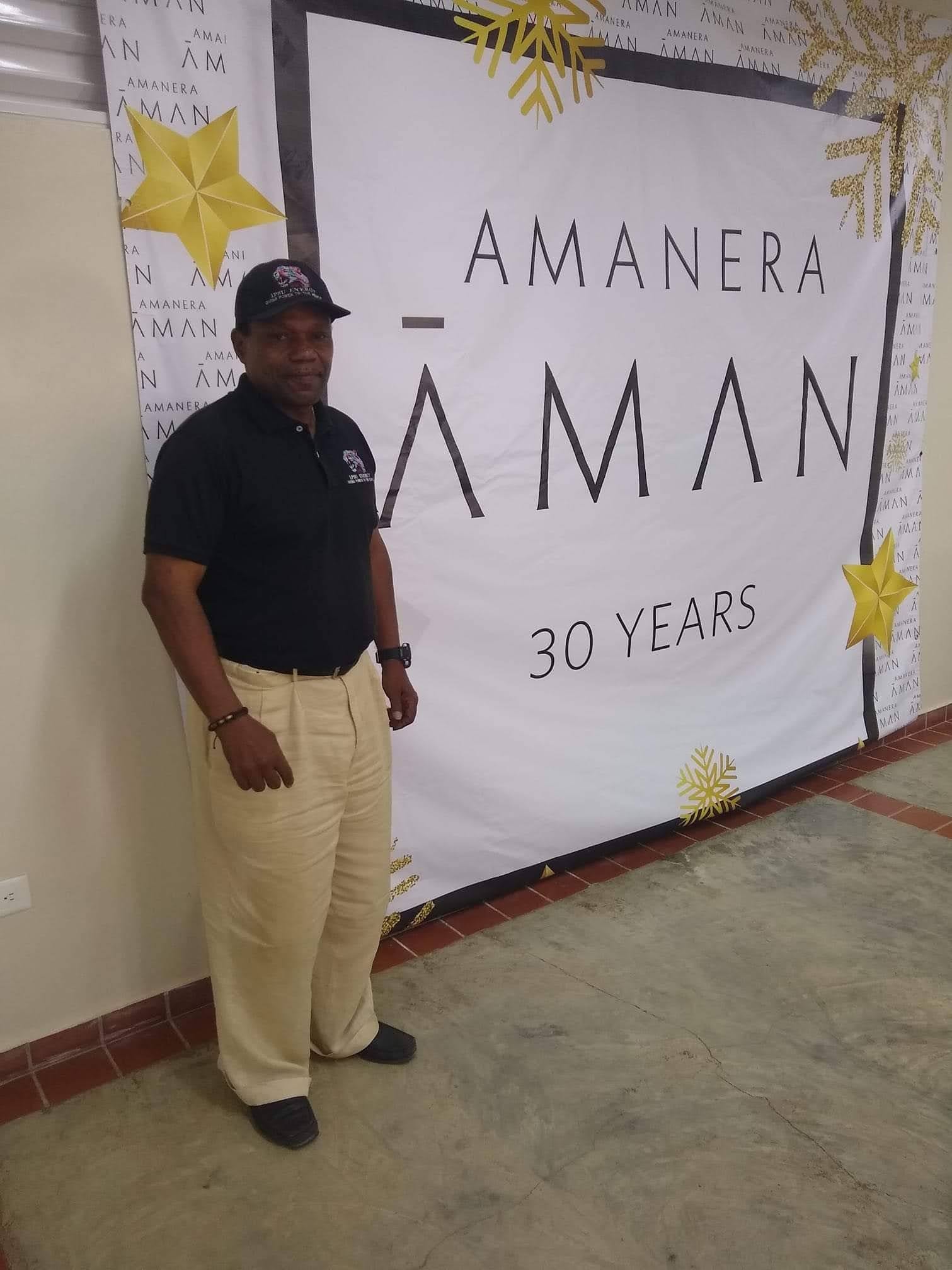 IPSU Energy representative at Amanera 30 Years anniversary event