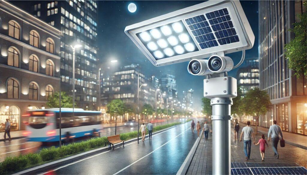 Solar Street Lights with Camera Units